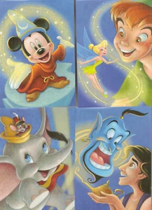 Juego de cuatro cartas como nuevo - Scott# UX529-32 números Disney - Imagen 1 de 1