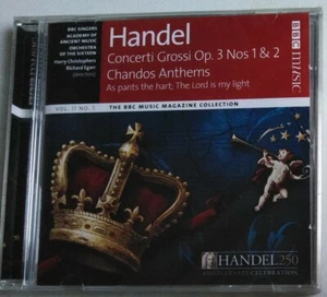 BBC Music Magazine CD Vol.1 No5 Handel Concerti Grossi Chados Anthems New Sealed - Picture 1 of 2