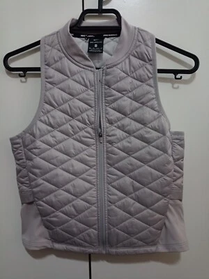 NIKE AEROLAYER GILET VEST SIZE XS (CJ5562 059) GREY - Image 1 of 4