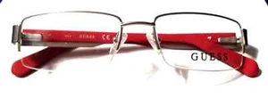 Guess GU1774 Semi-Rimless F269 Red Eyeglasses Frames - Picture 1 of 4