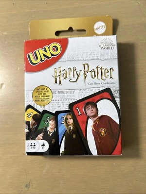 Uno Harry Potter Edition Family Card Game 2021 Version New  - Image 1 of 4