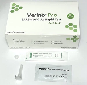 25x Corona Covid-19 Schnelltest Verino Pro | Selbsttest | CE 1434 | MHD 08/26 - Bild 1 von 7