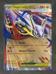 Mega Latias ex 100/132 Pokémon TCG Double Rare ME01: Mega Evolution Near Mint - Picture 1 of 2