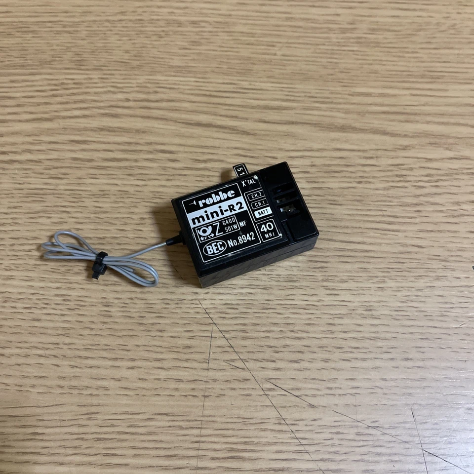 Robbe mini-R2 Empfänger, 40 MHz, funktionstüchtig  - Bild 1 von 4
