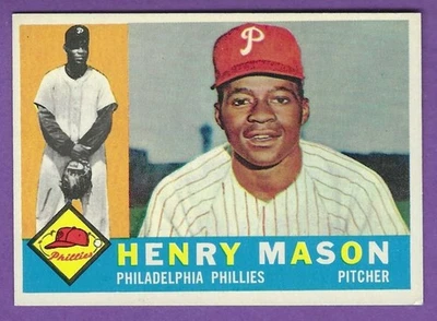 1960 Topps - #331  Henry Mason RC - Philadelphia Phillies - ExMt+ - Image 1 of 2
