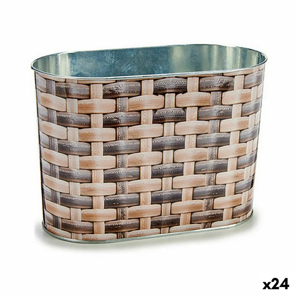 Vaso Ibergarden Metallo vimini Ovale 12,7 x 15 x 23,5 cm [24 Unità] - Immagine 1 di 2