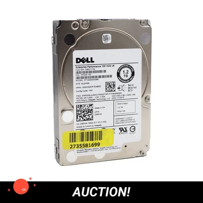 1xDELL 1.2TB SAS 12GB/S 2.5 HDD ST1200MM0088 036RH9 Hard Disk Drive - Image 1 of 3