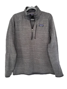 Maglione Patagonia uomo L 1/4 zip maglione migliore grigio pile erica outdoor - Foto 1 di 13