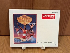 Capcom's Gold Medal Challenge '92 Instruction Booklet Manual Only (NES-GM-USA)