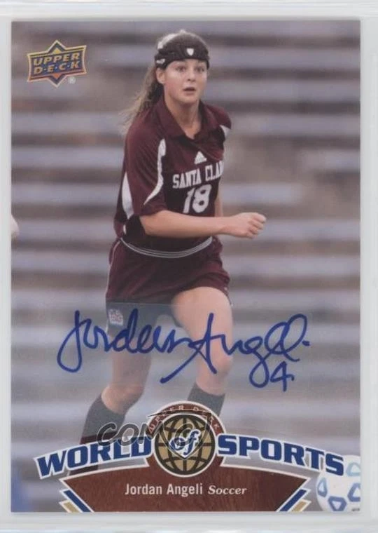 2010 Upper Deck World of Sports Auto Jordan Angeli #118 Auto - Image 1 of 2