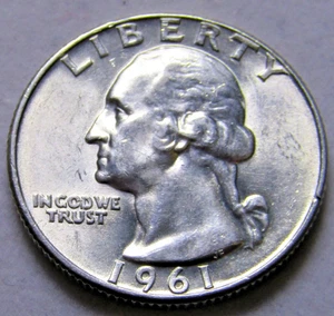 1961-D Washington Quarter - Picture 1 of 2