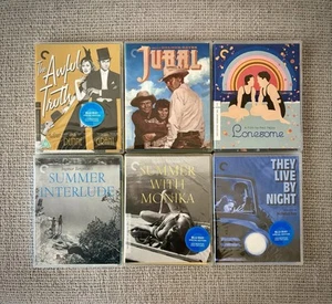6 x Criterion Blu-ray Bundle - Bergman, Daves, Fejos, McCarey, Ray - Imagen 1 de 3