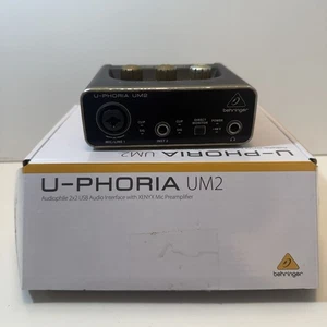 Behringer U-PHORIA UM2 Einkanal Audio Interface - Schwarz - Bild 1 von 5