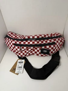 Vans “Ward” Crossbody Bag (NEW w Tags) Red-Checker Pattern Skate Fanny Pack - Picture 1 of 1