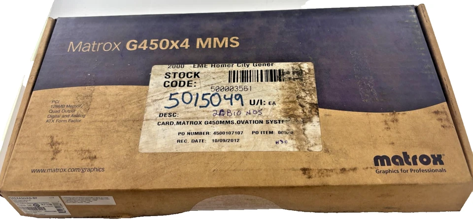 Matrox G45X4QUAD-BF Graphics Card – Ovation System Industrial Display Board - Image 1 of 4