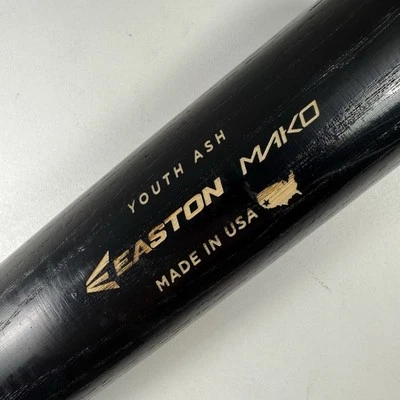 Easton Mako Youth maple Ash Bat 28" 24 oz  black wooden baseball bat - Image 1 of 4