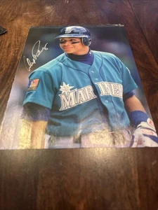 Alex Rodriguez Seattle Mariners Signed Magazine Page - Picture 1 of 3