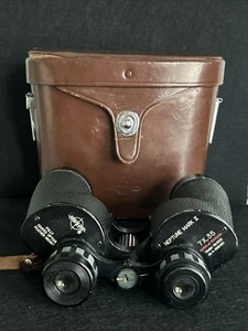 Vintage Swift Neptune Mark 2 - 7x35 Model No. 802 Binoculars w/ Leather Case - Picture 1 of 7