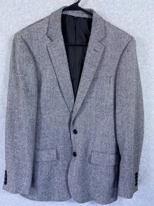 Blazer J.Crew uomo 38R spina di pesce Thompson misto lana due bottoni cappotto sportivo - Foto 1 di 11