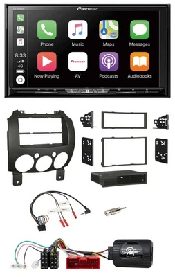 Pioneer 2DIN Lenkrad USB DAB DVD Bluetooth Autoradio für Mazda 2 2007-2014 - Bild 1 von 4
