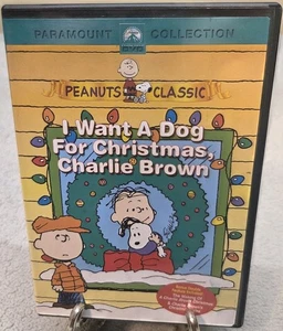I Want A Dog For Christmas Charlie Brown (DVD 2004 Paramount) Snoopy Peanuts - Picture 1 of 2