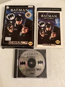 SEGA MEGA CD BATMAN RETURNS NTSC USA USED IMPORT MD US Excellent Condition CIB