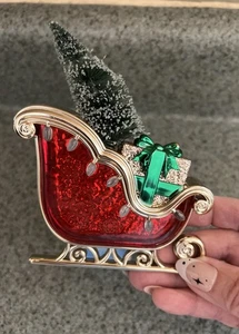 Bath & Body Works Weihnachtsmann Schlitten Baum Geschenk Nachtlicht Wandblume Stecker NEU - Bild 1 von 5