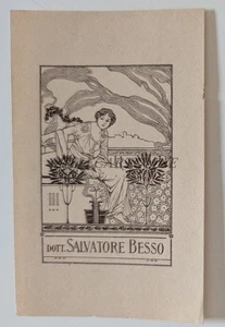 DOTT. SALVATORE BESSO - Ex Libris - Picture 1 of 2