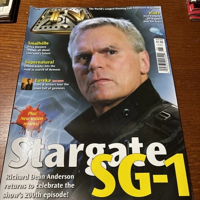 2006 TV Zone Magazine: Stargate Sg-1 200th Episode Celebration Richard Anderson - Image 1 of 4