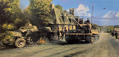 Holding the Line by Richard Taylor signed by three WW2 Panzer tank veterans