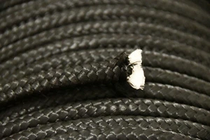 10 mm SCHWARZES Polyseil, Polypropylen geflochten, Boot, Camping, Yacht, Segeln - Bild 1 von 4