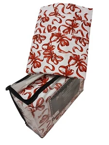 Betsey Johnson QUEEN Red Ballet BOWS 6PC Sheet Set Holiday Designer Christmas - Picture 1 of 7