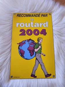 PLAQUE ÉMAILLÉE RESTAURANT GUIDE DU ROUTARD 2004 - Photo 1/3