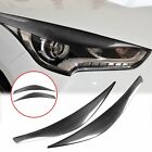 Kohlefaser Eye Lid Brow Eyelid Scheinwerferabdeckung fr Hyundai Veloster 11-17