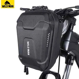Bolsa delantera de bicicleta impermeable bolsa de cabeza de ciclismo bolsa de manillar rígida de EVA - Imagen 1 de 25