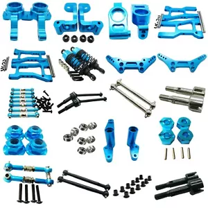 Aluminum Metal CNC Upgrade Parts DIY Fit for 1/10 HPI RS4 Sport 3 Rc Car Blue - Picture 1 of 34