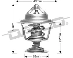 DAYCO THERMOSTAT for TOYOTA COROLLA 4AGE 20V SILVER BLACK TOP AE101 91-99 1.6L - Image 1 of 1