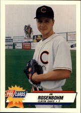 1993 Clinton Giants Fleer/ProCards #2489 Jim Rosembohm