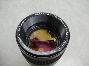 LENTE PROYECTOR DESLIZANTE ISCO-OPTIC ULTRA-AV 110-200MM (4,30-7,75") F/3,5 MC - Imagen 1 de 5