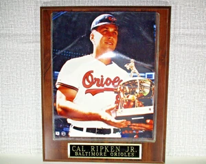 Cal Ripken Jr. #8 Baltimore Orioles Baseball Plakette 10,5"x13" Sport Erinnerungsstücke - Bild 1 von 10
