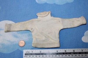 Original Vintage Action Man Palitoy 70er Jahre weiß Adventurer Pullover CB936e - Bild 1 von 3