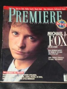 PREMIERE magazine 1989, Michael J. Fox, Paul Newman, Jane Fonda, Little Mermaid - Picture 1 of 1