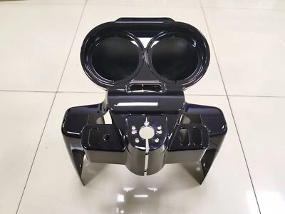 Carcasa de instrumento góndola cubierta calibre negro brillante para Harley Road Glide 98-13 Foto 1 de 4