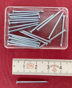Nägel - Drahtstifte - Stahlstifte - Holznägel - Bildernägel - 20 Stück 2x30mm - Bild 1 von 1