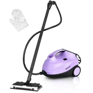 Costway Steam Mops + Steam Cleaner Multisurface Heavy Duty Steam Cleaner Purple - Picture 1 of 6