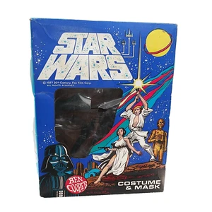 1977 Star Wars Lord Darth Vader Disfraz y Máscara Talla 6-12 Niños Halloween Ben Cooper - Imagen 1 de 21