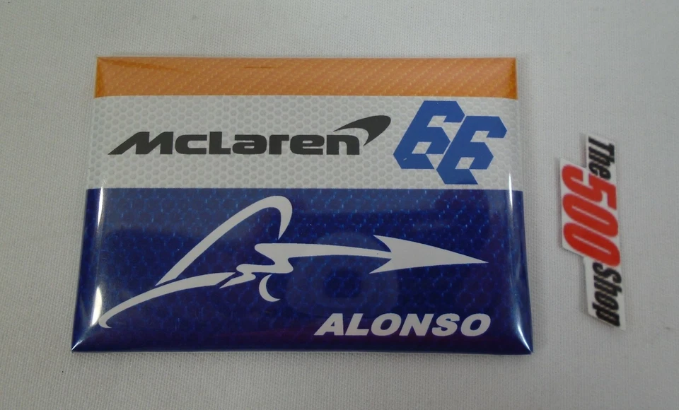 #66 Fernando Alonso McLaren Racing Magnet 2019 Indianapolis 500 Indycar