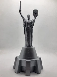 Ucrania-Madre Estatuilla Patria Plata Metálica 16cm - Imagen 1 de 7