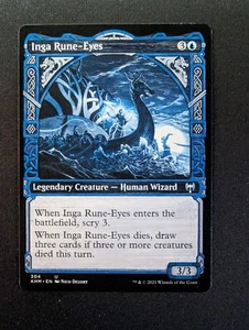 INGA RUNE-EYES #304 Kaldheim Collectors MTG - Picture 1 of 2