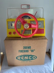 VINTAGE REMCO FIREBIRD 99 SPORTWAGEN ARMATURENBRETT SPIELZEUG MIT BOX - Bild 1 von 4